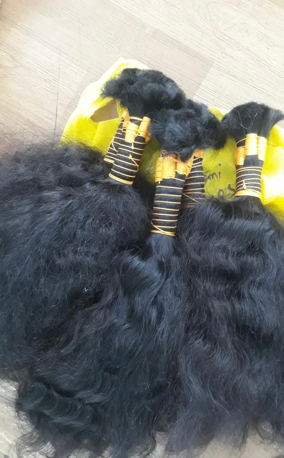 BULK / BRAIDING HAIR ( Natural / Gray & Blonde)